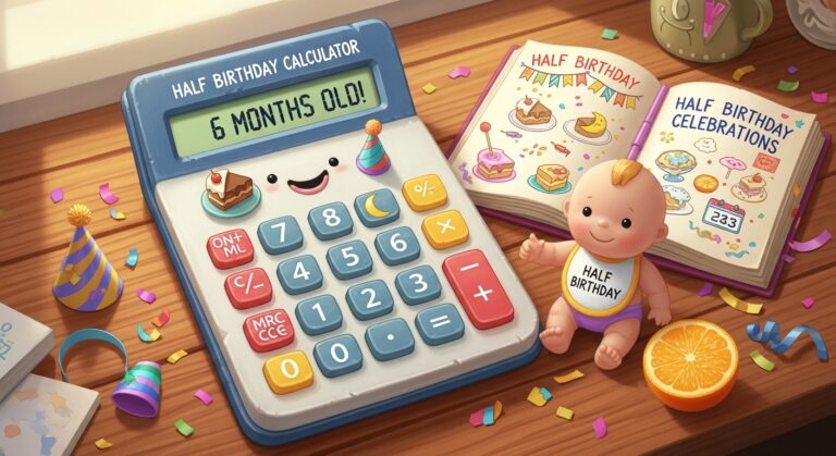 Half Birthday Calculator