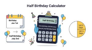 Find your half birthday