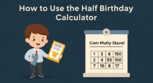 Find your half birthday